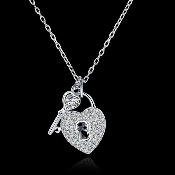 925 Sterling Silver Necklace LSSVN056