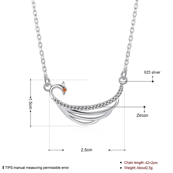 925 Sterling Silver Necklace LSSVN060