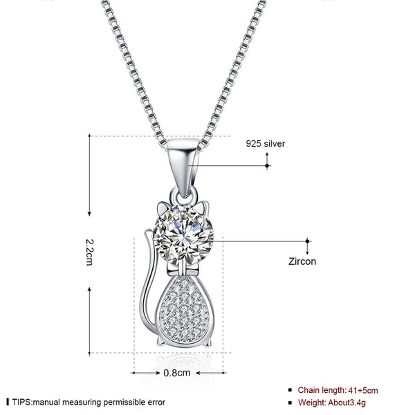 925 Sterling Silver Necklace LSSVN063