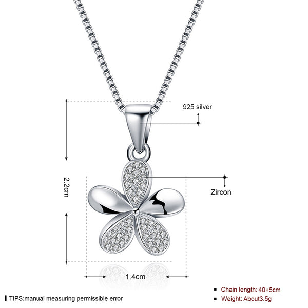 925 Sterling Silver Necklace LSSVN064