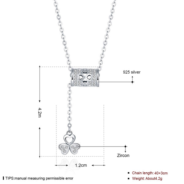 925 Sterling Silver Necklace LSSVN065