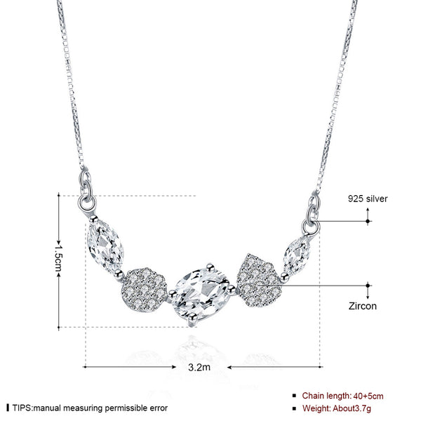925 Sterling Silver Necklace LSSVN070
