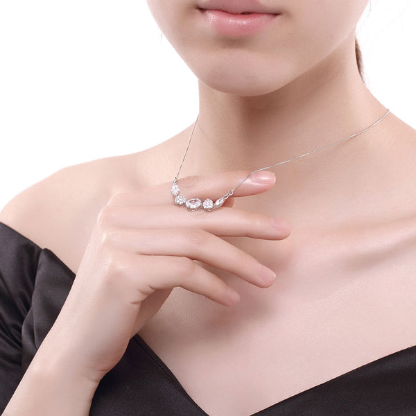 925 Sterling Silver Necklace LSSVN070