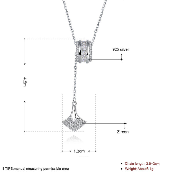 925 Sterling Silver Necklace LSSVN080