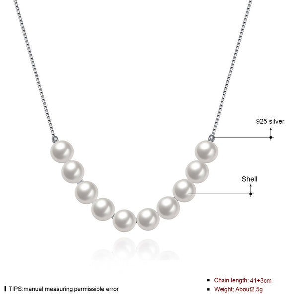 925 Sterling Silver Necklace LSSVN083