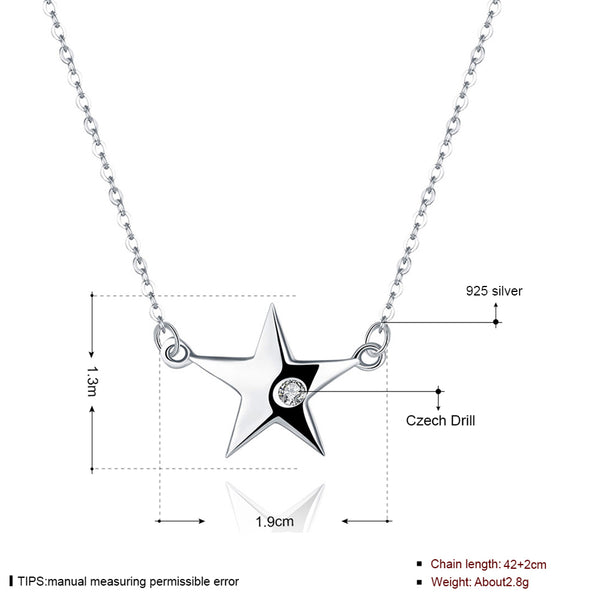 925 Sterling Silver Necklace LSSVN088