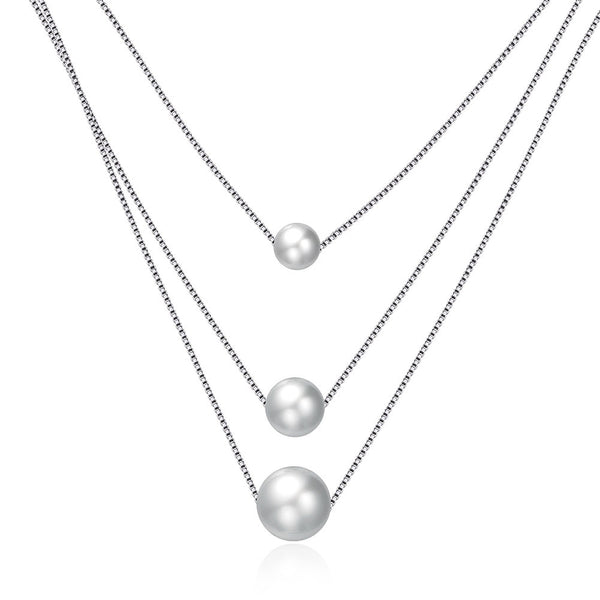 925 Sterling Silver Necklace LSSVN103