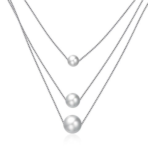 925 Sterling Silver Necklace LSSVN103