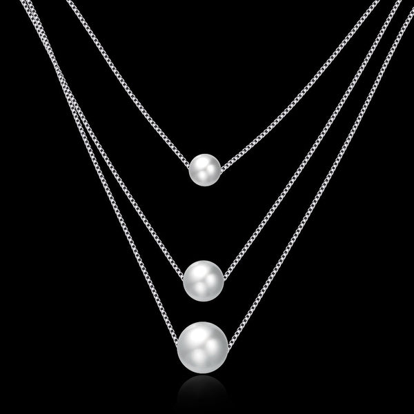 925 Sterling Silver Necklace LSSVN103