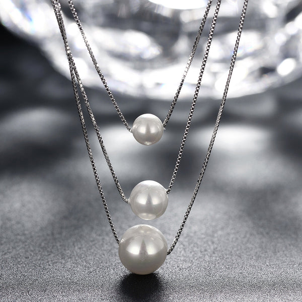 925 Sterling Silver Necklace LSSVN103