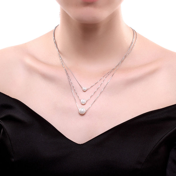 925 Sterling Silver Necklace LSSVN103