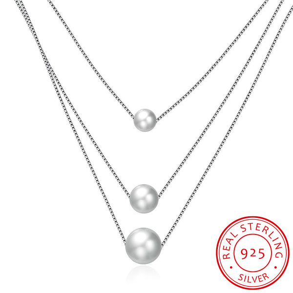 925 Sterling Silver Necklace LSSVN103