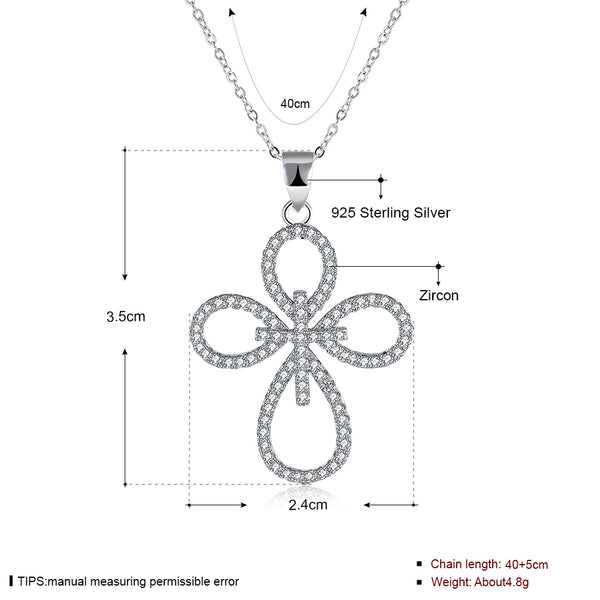 925 Sterling Silver Necklace LSSVN109