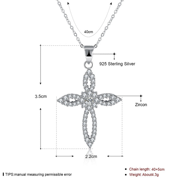 925 Sterling Silver Necklace LSSVN111