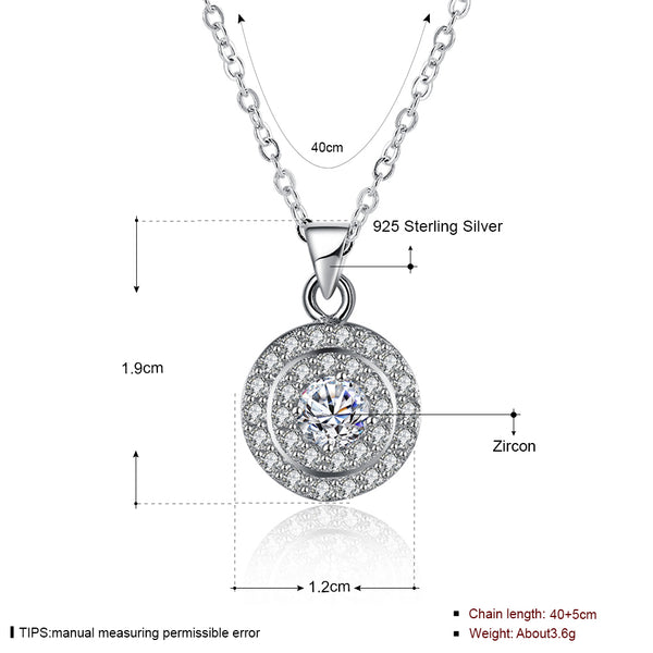 925 Sterling Silver Necklace LSSVN116