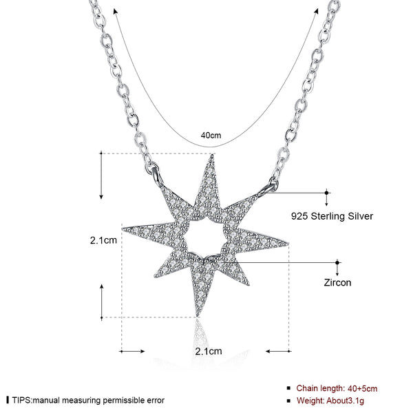 925 Sterling Silver Necklace LSSVN121