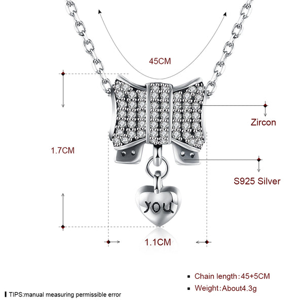 925 Sterling Silver Necklace LSSVN129