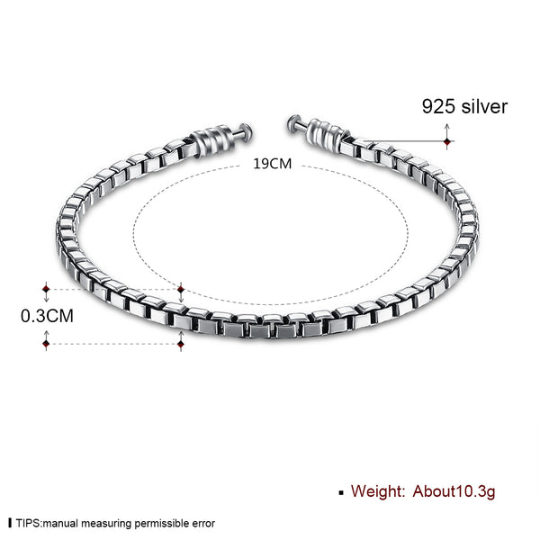 925 Sterling Silver Bracelet LSSVP150