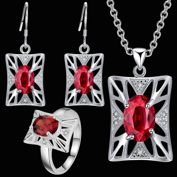 Silver Jewelry Set LST017