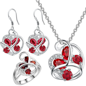 Silver Jewelry Set LST024