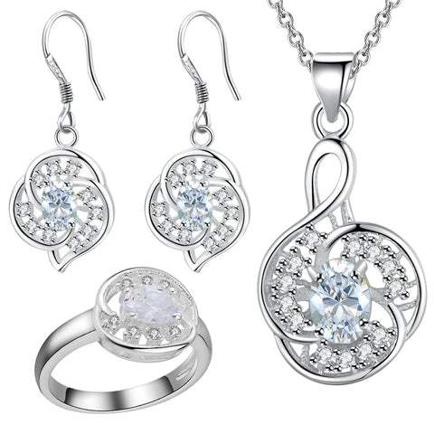 Silver Jewelry Set LST029