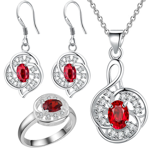 Silver Jewelry Set LST031