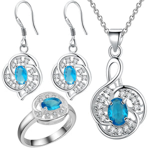 Silver Jewelry Set LST032