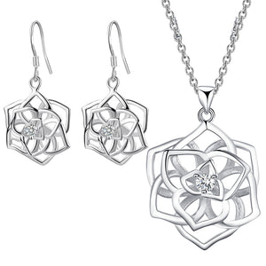 Silver Jewelry Set LST036