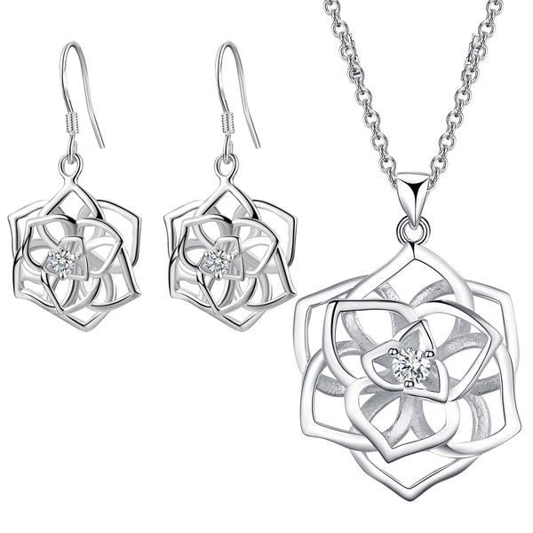 Silver Jewelry Set LST036