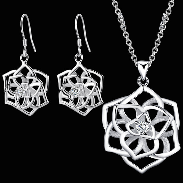 Silver Jewelry Set LST036