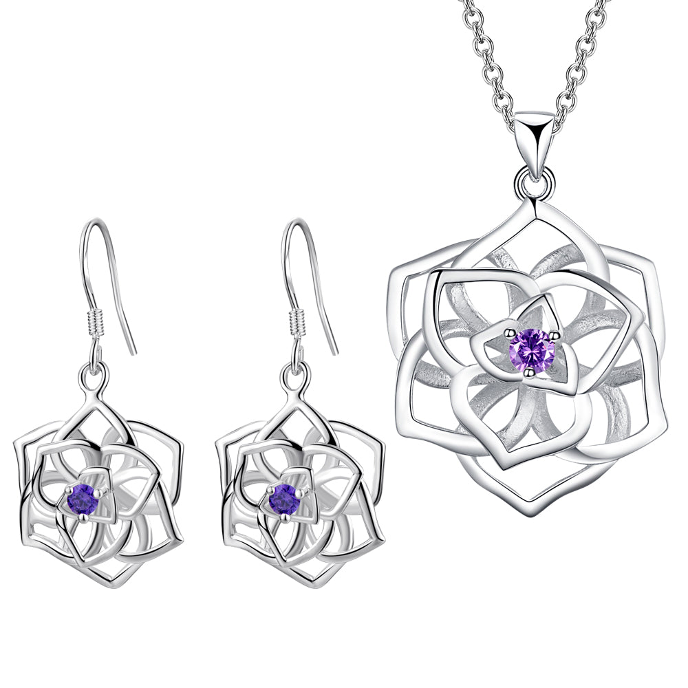 Silver Jewelry Set LST037