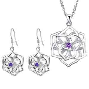 Silver Jewelry Set LST037