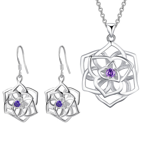 Silver Jewelry Set LST037