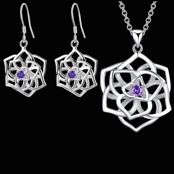 Silver Jewelry Set LST037