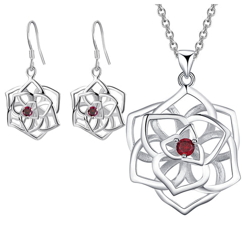 Silver Jewelry Set LST038
