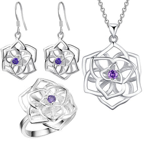 Silver Jewelry Set LST040