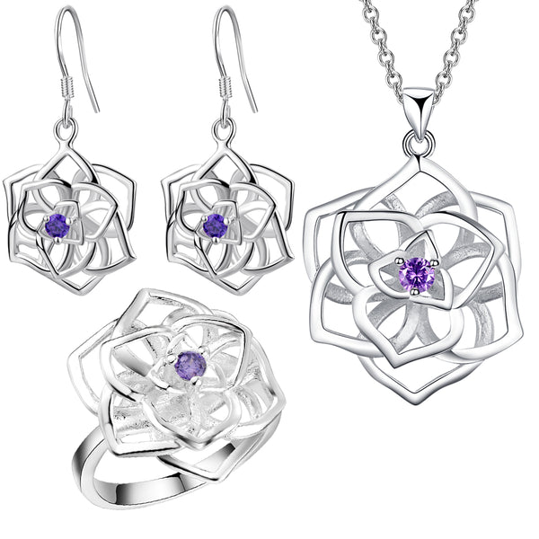 Silver Jewelry Set LST040