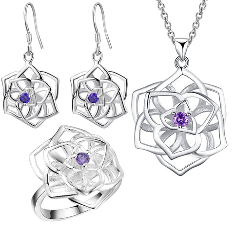Silver Jewelry Set LST040