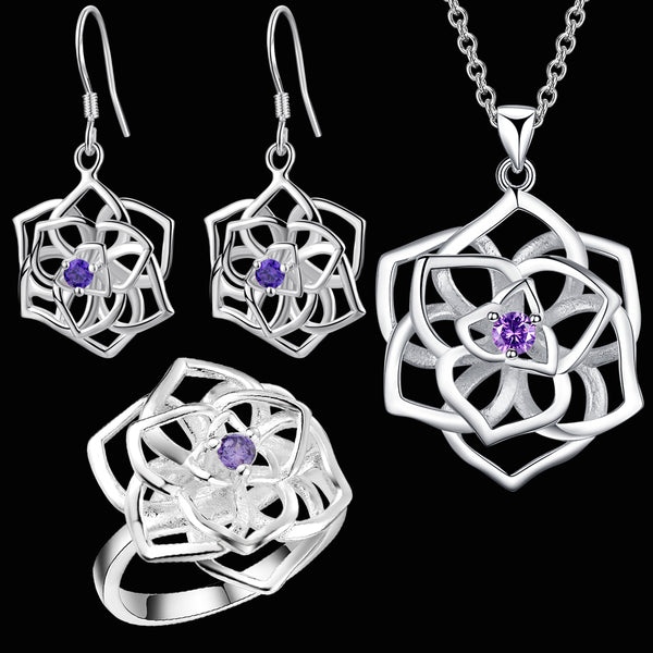Silver Jewelry Set LST040