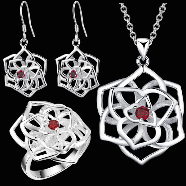 Silver Jewelry Set LST041
