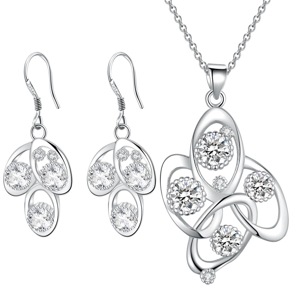 Silver Jewelry Set LST042