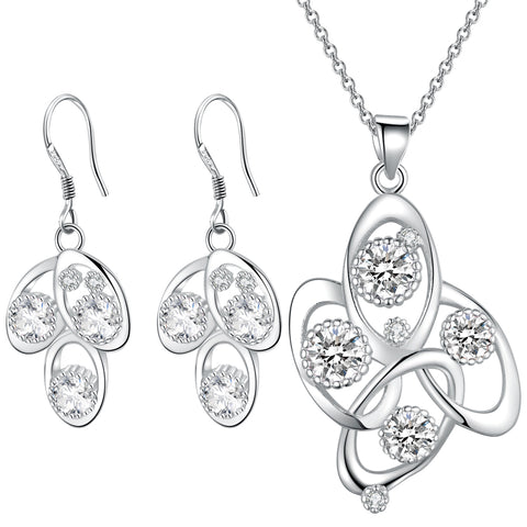 Silver Jewelry Set LST042