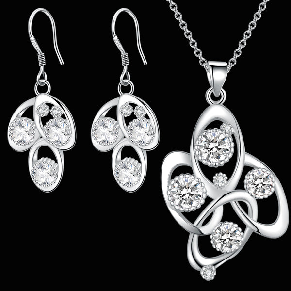 Silver Jewelry Set LST042
