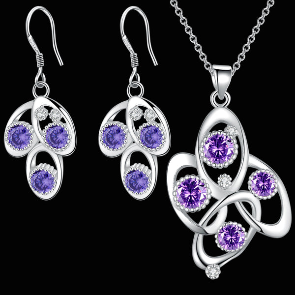 Silver Jewelry Set LST043