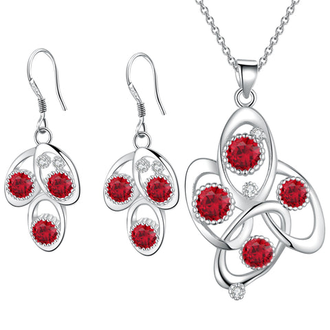 Silver Jewelry Set LST044
