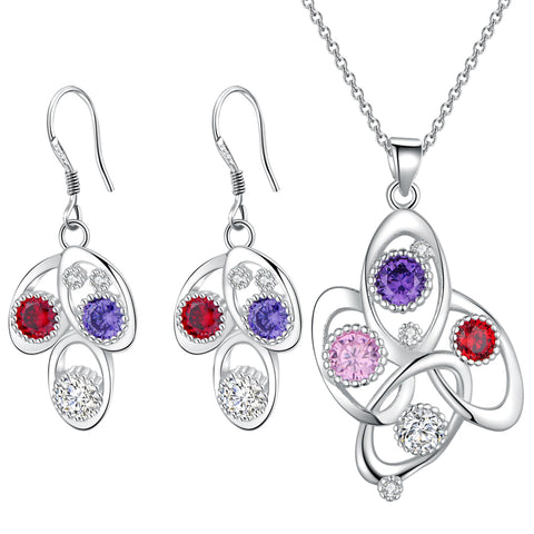 Silver Jewelry Set LST046