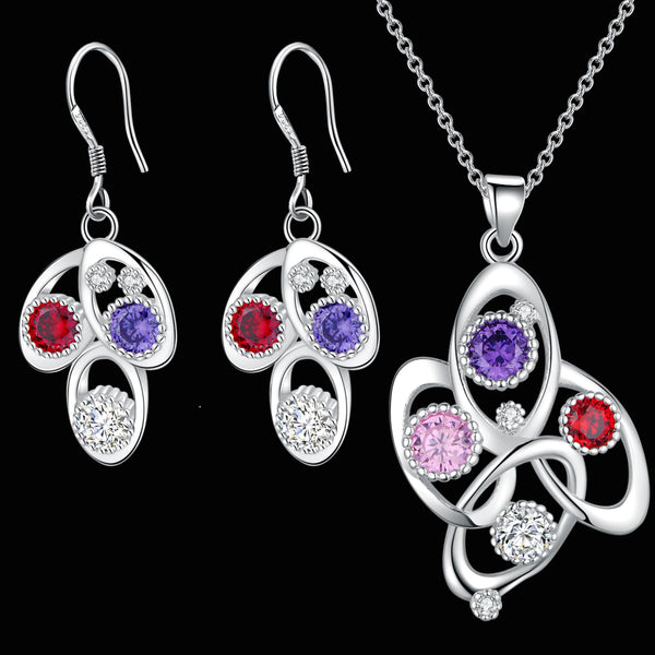 Silver Jewelry Set LST046