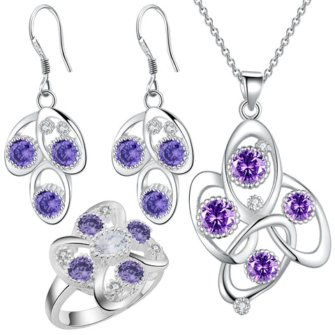 Silver Jewelry Set LST047