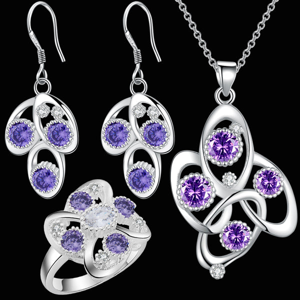 Silver Jewelry Set LST047