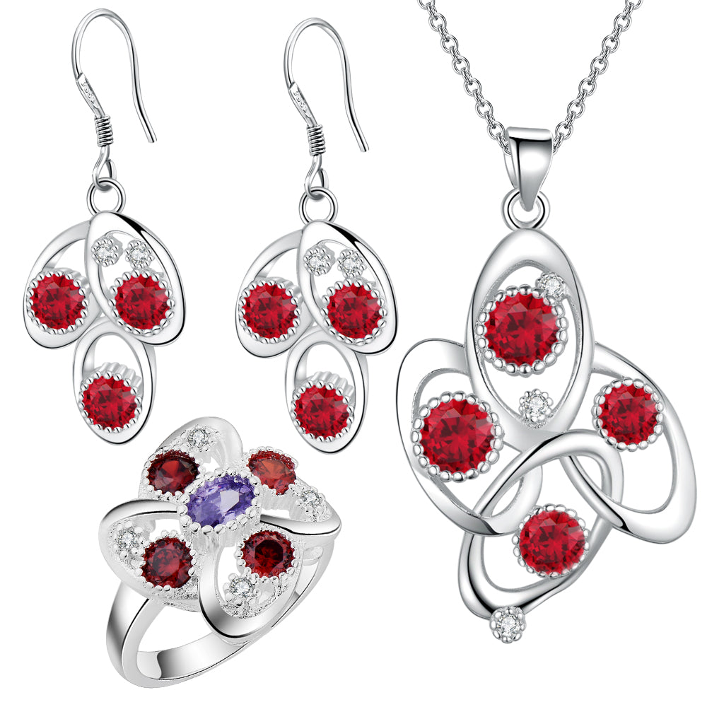Silver Jewelry Set LST048
